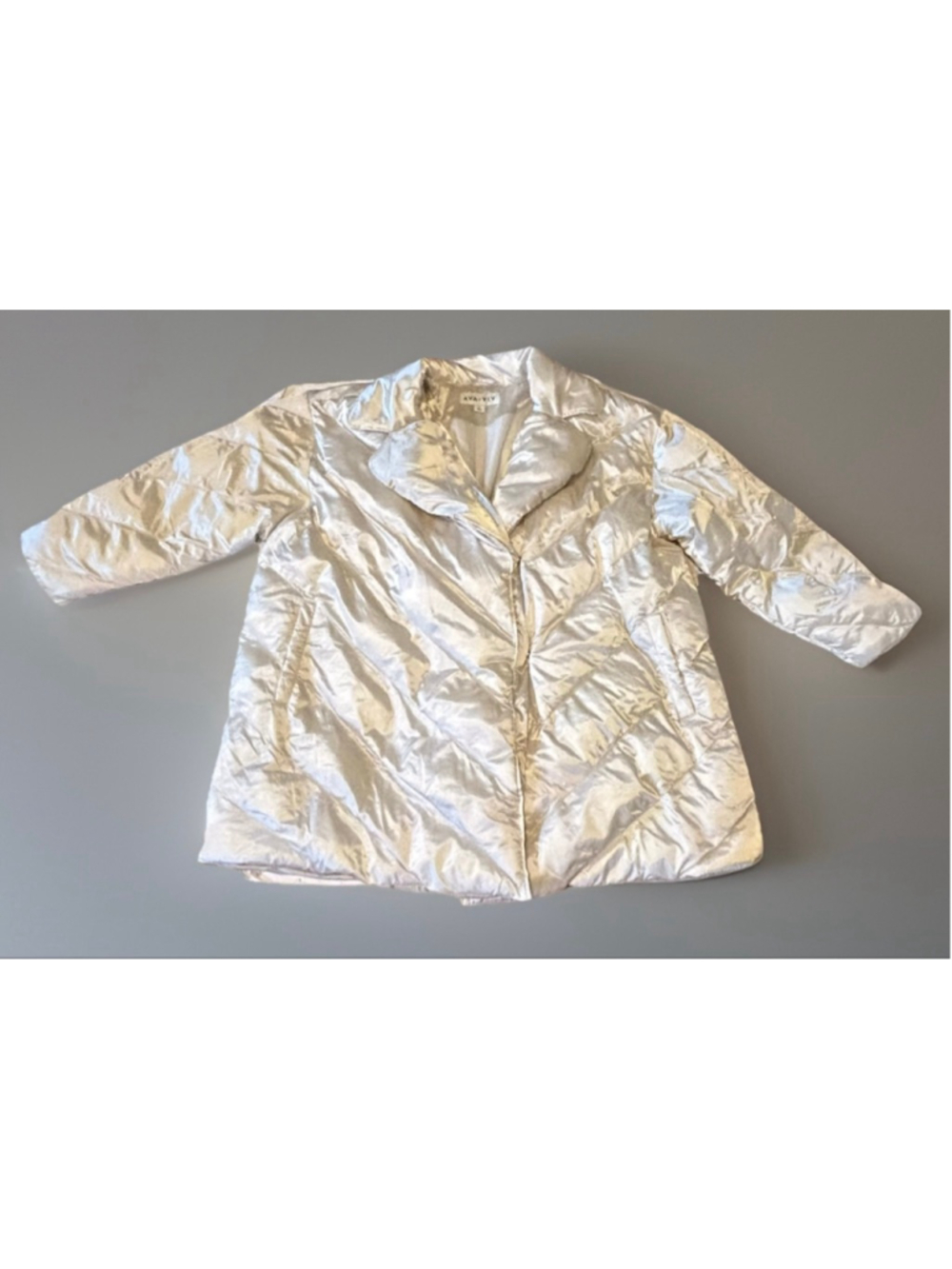 Women's AVA & VIV Ivory Puffer Jacket 2X